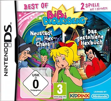 2 in 1 - Best of Bibi Blocksberg - Neustadt im Hex-Chaos + Das Gestohlene Hexbuch (Germany) box cover front